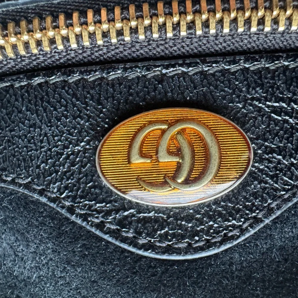 Vintage Gucci Ophidia Black Leather and Suede Crossbody Bag / Handbag - Picture 7 of 9